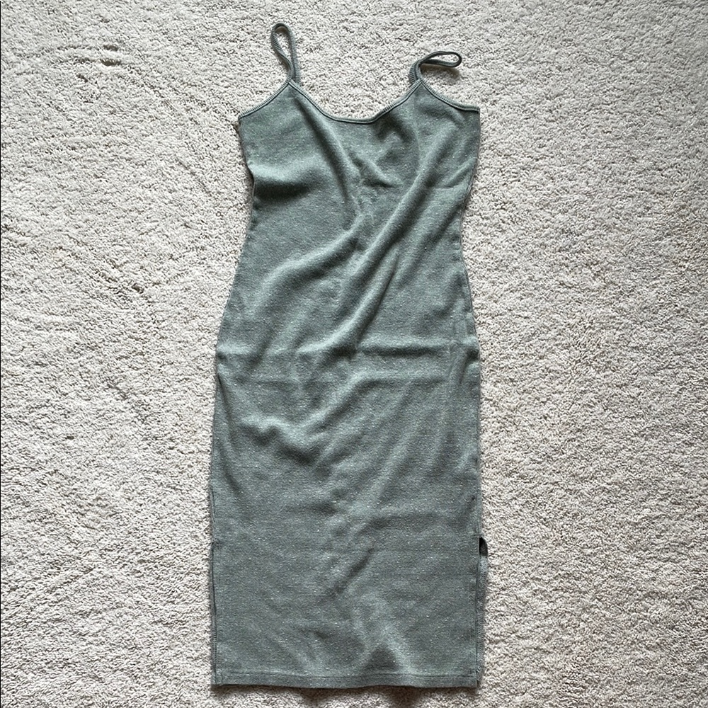 Elegant Green Slip Dress